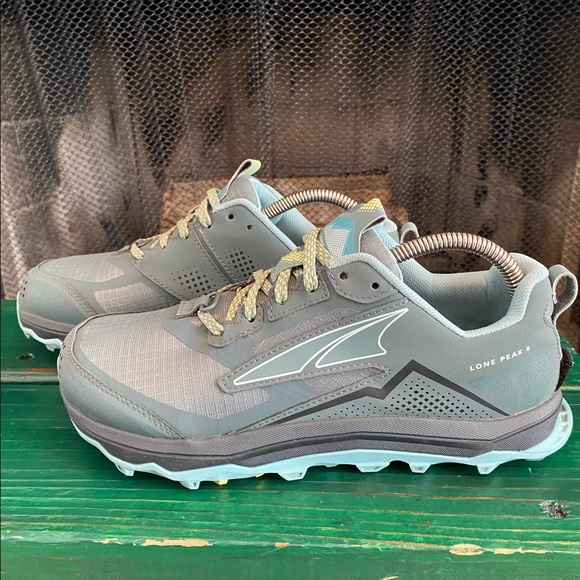Altra Lone Peak 5 Womens 8.5 Green Trail Runners Shoes Hiking Running 508703 - Picture 3 of 12